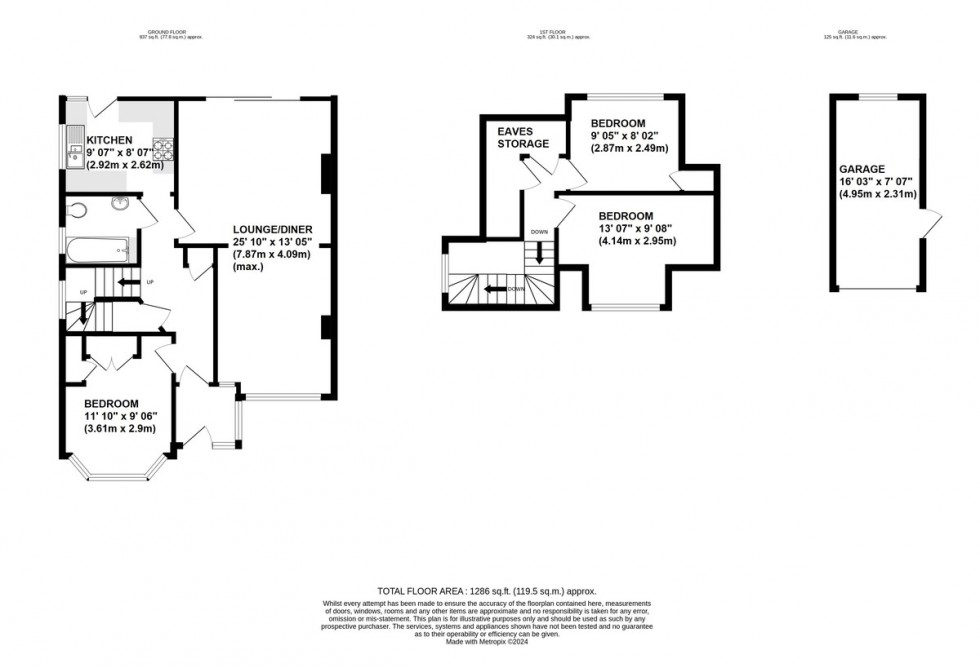 Floorplan for Lancing Road, Orpington