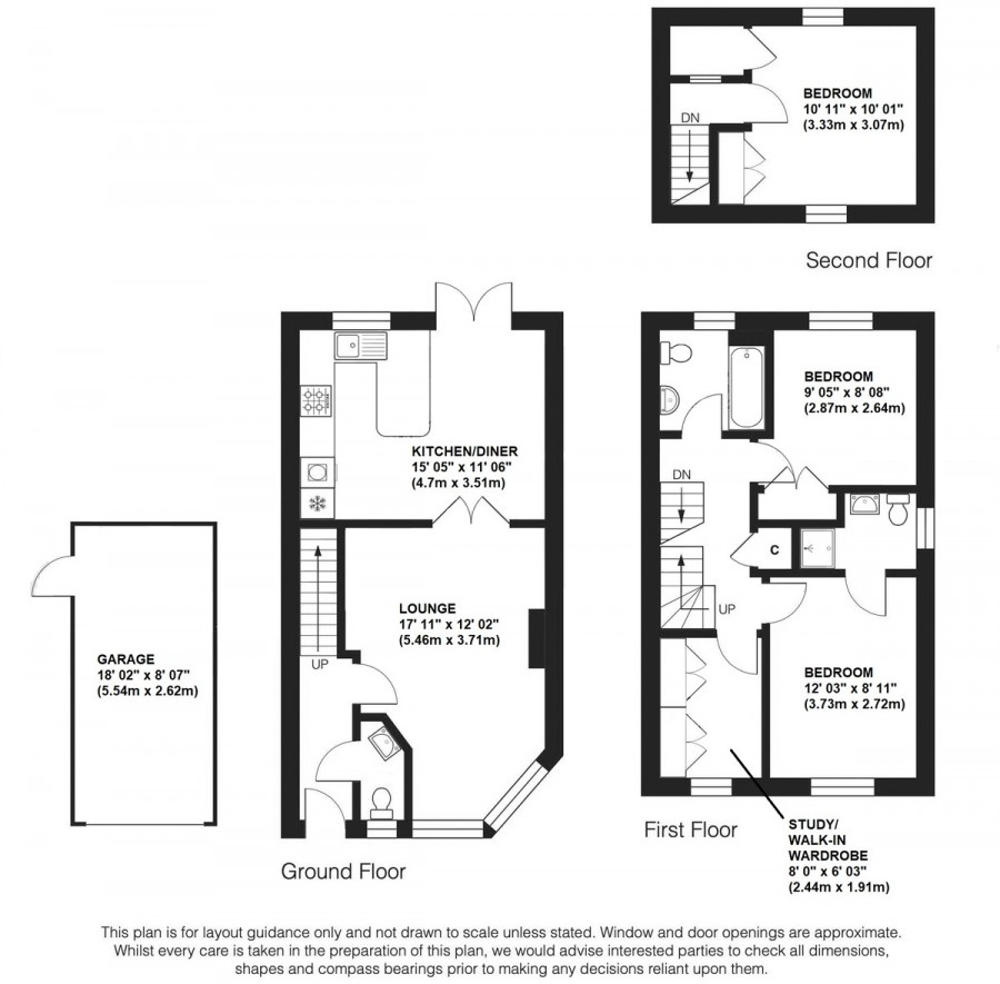 Floorplans For Foxwood Grove, Pratts Bottom, Orpington