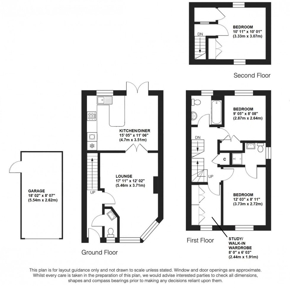 Floorplan for Foxwood Grove, Pratts Bottom, Orpington